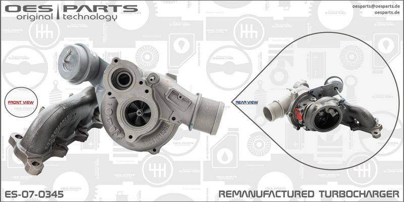 OES PARTS Компрессор, наддув ES-07-0345